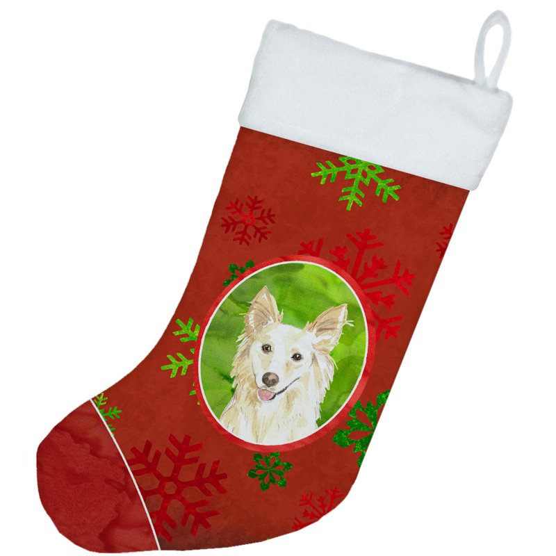 Chaussette de Noël, Collie blanc