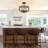 4-ligh 12.6" Dimmable Farmhouse Rustic Hollow Drum Semi-flush Mount Ceiling Light For Kitchen Island Living Room Bedroom Entryway-1263504687