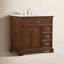 Hermes 36'' Single Bathroom Vanity with Marble Top-331671157