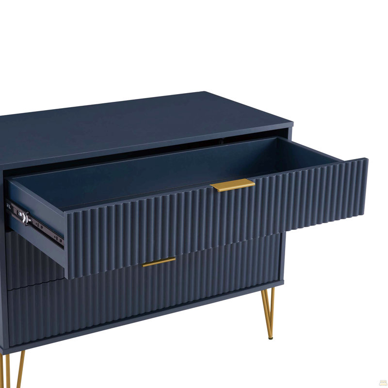 Commode, Bleu très foncé