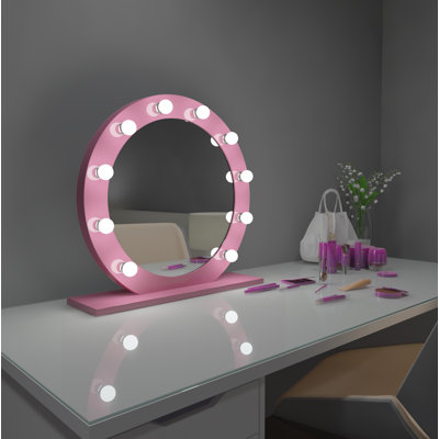 Miroir de maquillage/rasage Hollywood à intensité variable