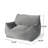 Allea Velveteen Bean Bag Chair With Armrests-752598015