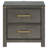 Herndon Grey 2-Drawer Nightstand