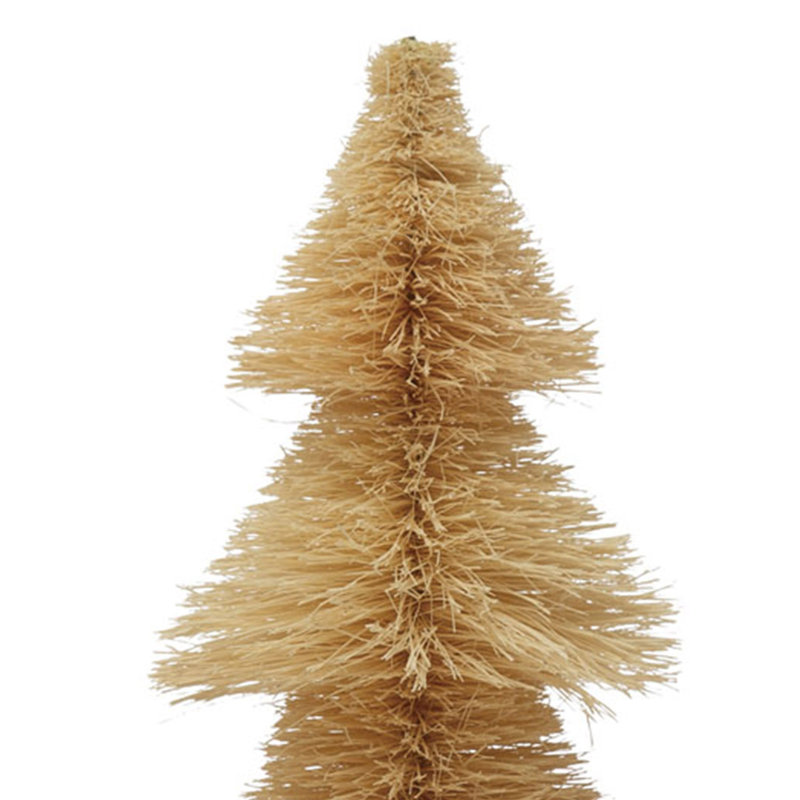 Arbre à brosse en sisal avec base en bois