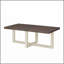 Table basse ronde Roundhill Furniture Luno, noyer et blanc-130020406