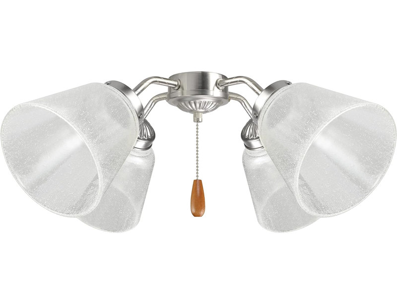 4.75'' H Glass Bell Ceiling Fan Fitter Shade