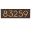 Plaque d’adresse murale sur 1 ligne flottante-41299922-41303794-41299680