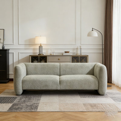 83" 3-Seater Boucle Sofa
