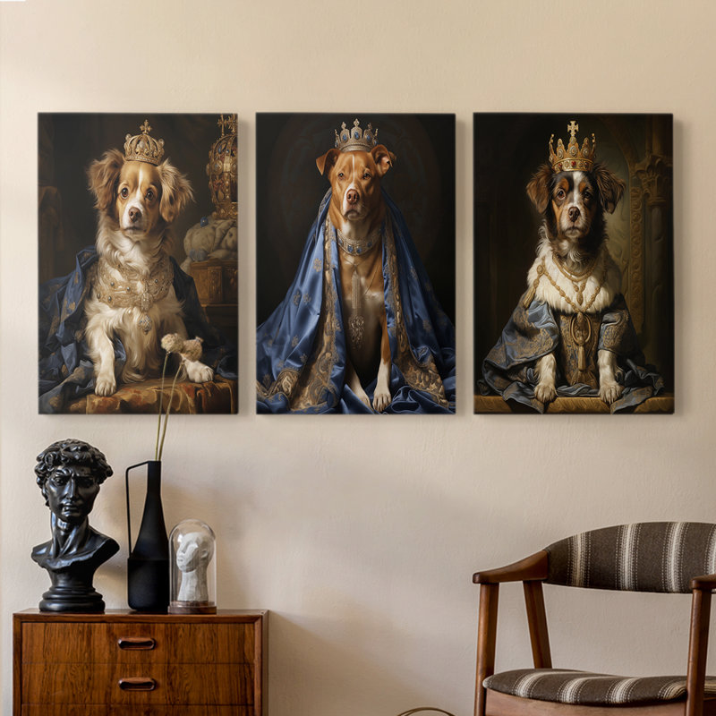 Ensemble de toiles tendues Royal Gallery Series LVII - prêt à accrocher, H 12 po x l 8 po x P 1,1535 po