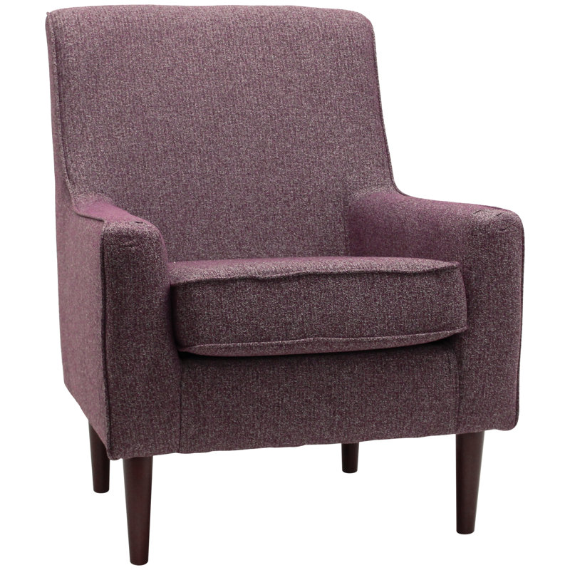 Fauteuil en polyester 71,12 cm de large Feurstein, Terrasse mauve prune