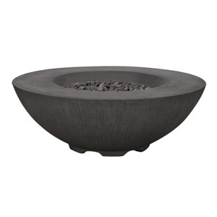 Round Concrete Fire Pit Table