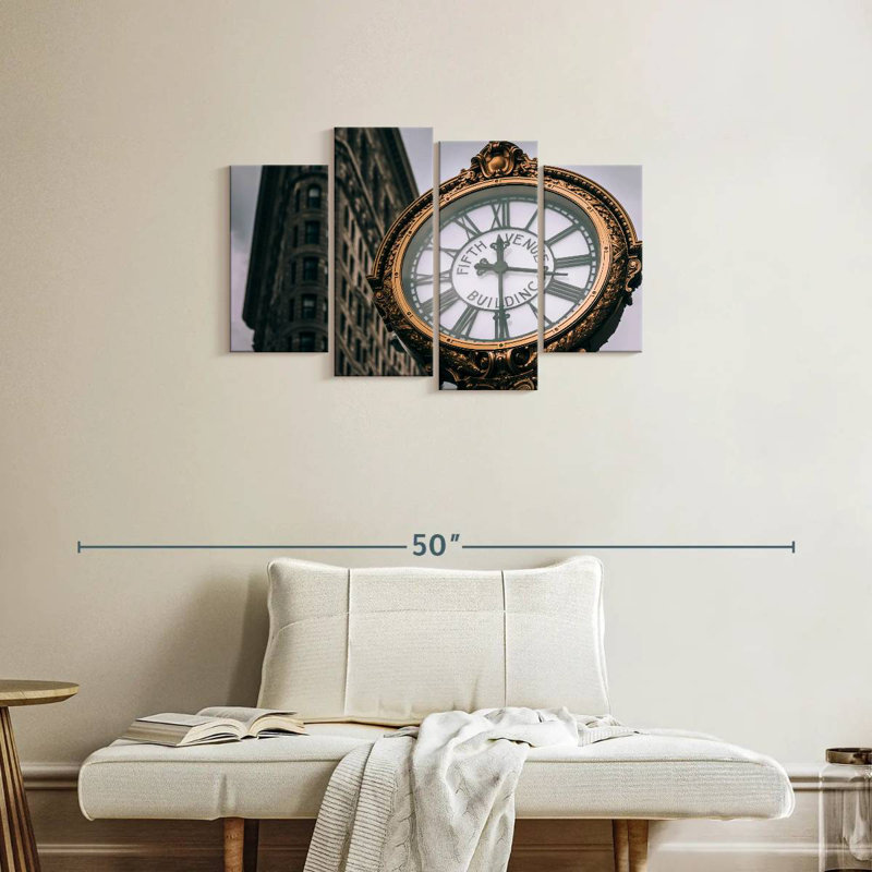 Horloge Kerner Fifth Avenue, H 22 po x l 36 po