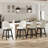 Vintage Upholstered Swivel Bar Stool with Solid Wood Legs-248063428