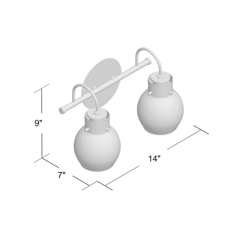 Mayesville 2 - Light Dimmable Vanity Light