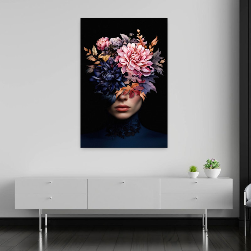 «First Day of Fall», art mural contemporain élégant, H 60 po x l 40 po