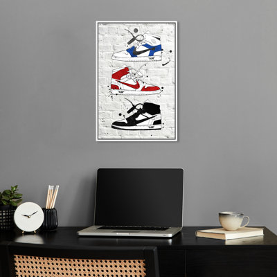 Primary Sneaker Collection Urban Style Wall Art by Notoriart