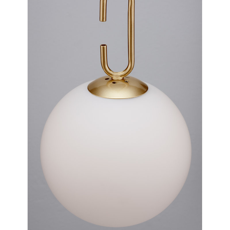 1 - Light Gold LED Sphere Pendant
