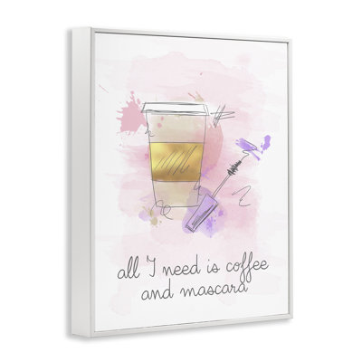 Need Coffee & Mascara  Giclee Art by Anna Quach