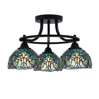 Plafonnier semi-encastré 3 lumières Paramount