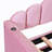 Twin Size Upholstered Daybed With Trundle,Velvet Sofabed With USB Charging Ports,No Box-Spring Needed,Pink