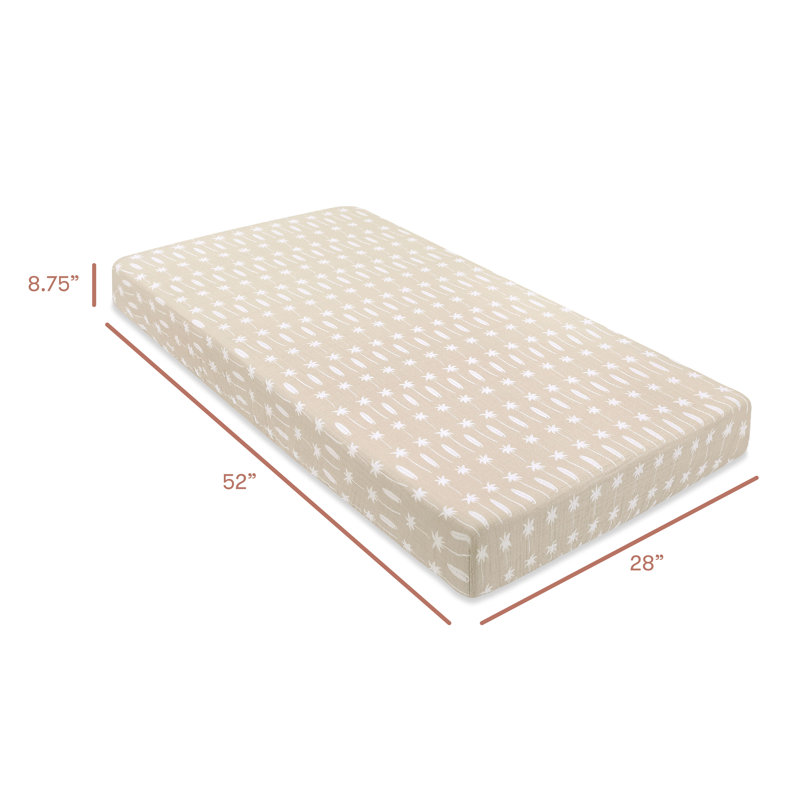 Organic Cotton Beach Bum Muslin Crib Sheet Set