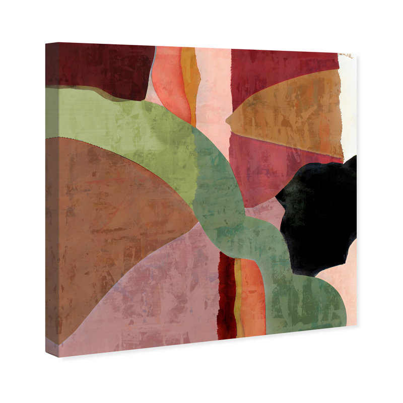 «Abstract Blara Modern Bronze», reproduction d'art sur toile, H 12 po x l 12 po x P 0,8 po