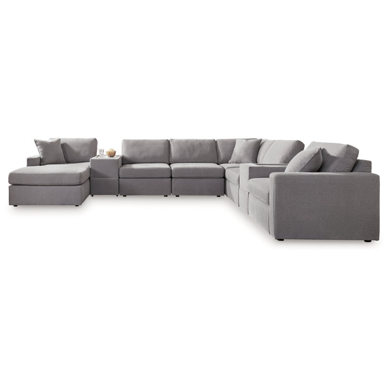 Canapé modulaire 8 pièces avec méridienne Modmax, Orienté à gauche (vu de face)