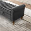 Banc de chambre moderne l 65,5 po avec accoudoirs roulés-479054518