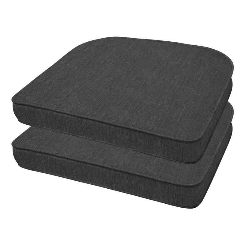 Coussin de salle à manger d'extérieur, Gris ardoise