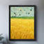 Reproduction d'art encadré noir rétro-500982675