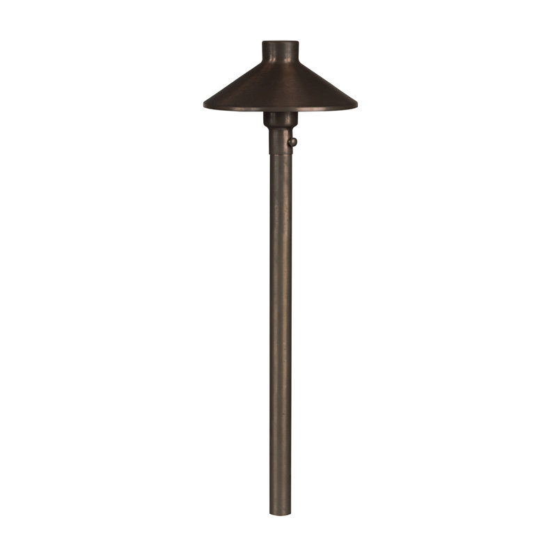 Nevia Brown Low Voltage Integrated LED Metal Pathway Light