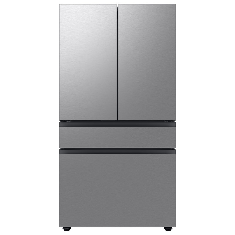 Samsung 29 cu. ft. Bespoke 4-Door French Door Refrigerator with Inner Beverage Center in Fingerprint Resistant Stainless Steel