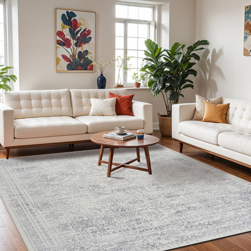 Beyanka Abstract Machine Tufted Area Rug, Rectangle 80 x 150 cm