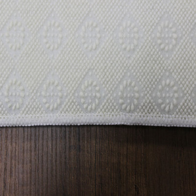 Elegant Hall Carpet, 31.5 x 78.7 inches | 100% Polyester, 0.4 inch Pile Height | Antibacterial, Non-Slip PVC Felt Dot Underside | Machine Washable, Durable Woven Design | Perfect for Entryways & Living Spaces