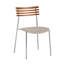 Ensemble de chaises d'appoint 2 pièces Saga - Argent / Beige