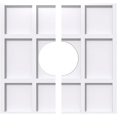 Médaillon de plafond contemporain Rubik