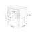 Vintage Carved 2-Drawer Accent Chest-106729175