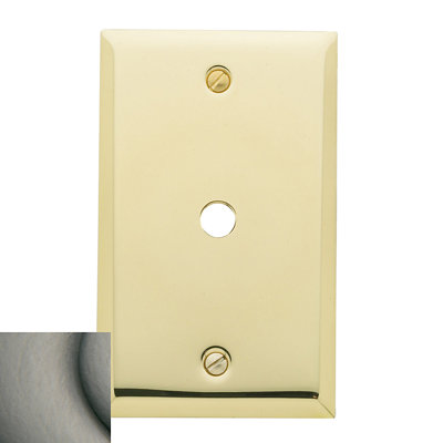 1-Gang Coax Wall Plate