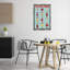 Cadre flottant Clever Feline Wine Drinks, design par Carrie Cantwell-640773625-640773626