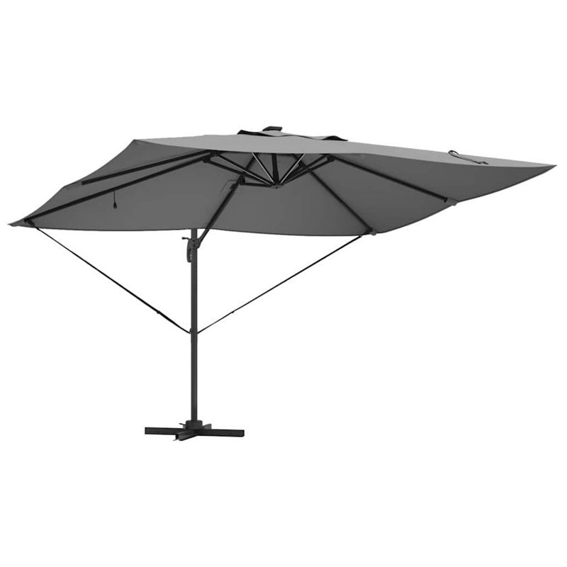 Cantilever Parasol, Anthracite, 265cm H x 251cm W x 251cm D