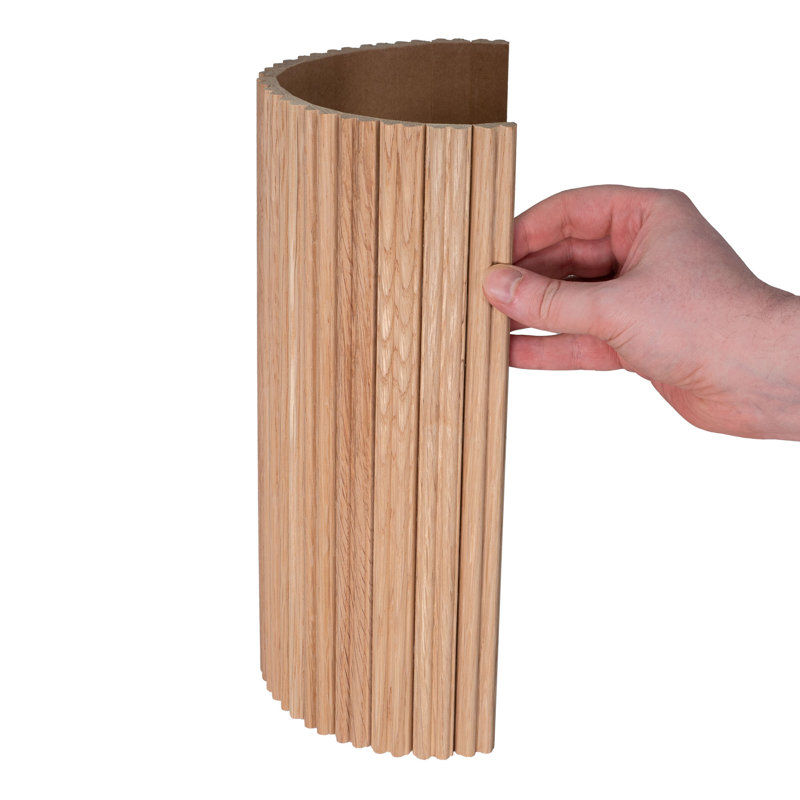 Panneaux muraux décoratifs Tambour, Red Oak