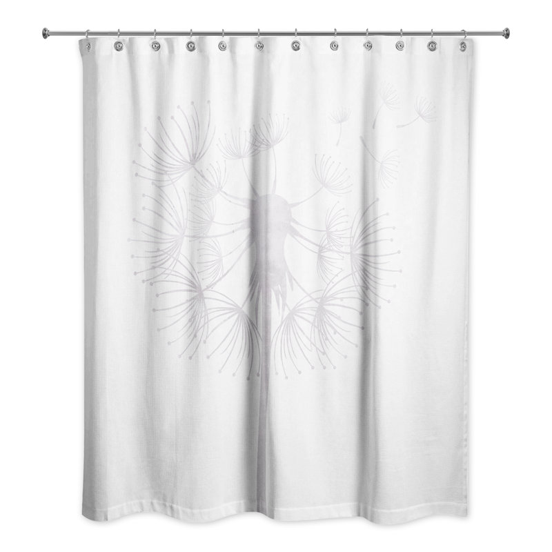Rideau de douche simple , Gris clair