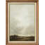«Minimal Neutral Horizon Landscape with Soft Clouds», reproduction d'art sur toile encadrée-24895650-24895651