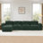 L-Shaped Soft Velvet Fabric-595898084-595898086