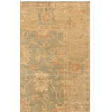 Oushak Nubl Oriental Hand Knotted Wool Dark Green/Brown Area Rug