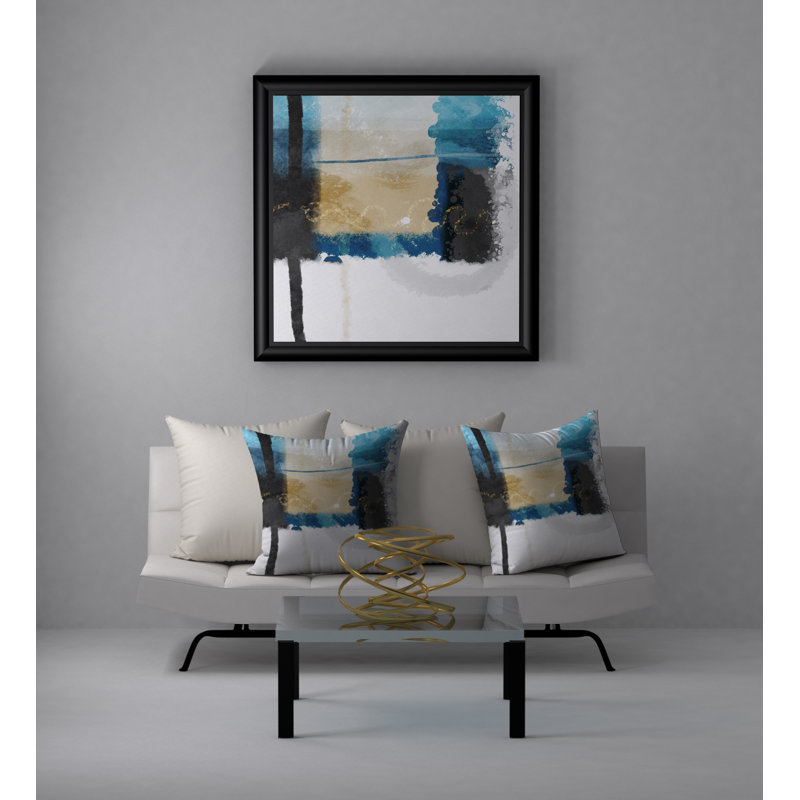 Reversible Throw Pillow, 18" x 18"