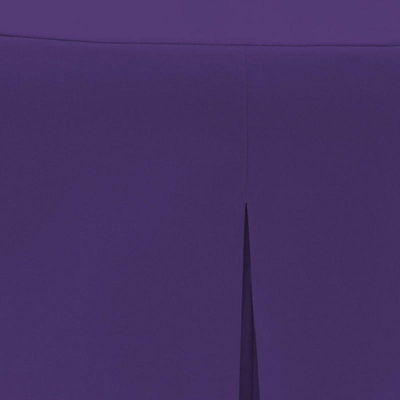 Violet Round Polyester Fitted Table Cover for 30" Tables