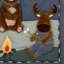 NoJo Into the Wilderness Timmons 4 Piece Crib Bedding Set