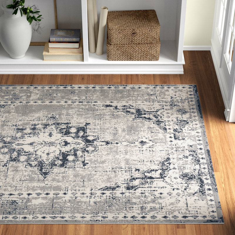 Stephentown Damask Area Rug, Rectangle 160 x 230cm