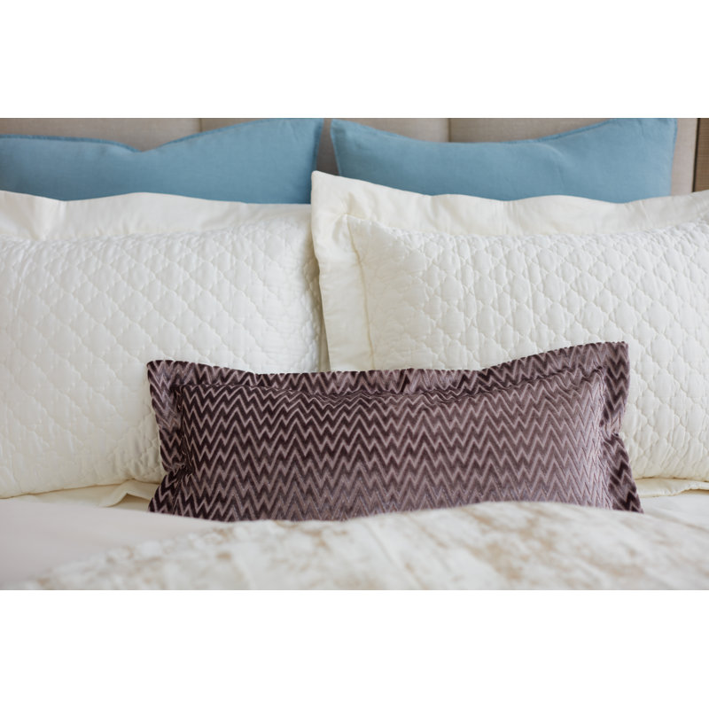 Evie Chevron Lumbar Pillow Cover & Insert
